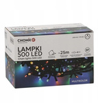 Lampki zewnętrzne/wewnętrzne 500 Led multicolor 25m+3m zasilacz