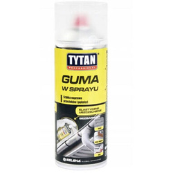 Guma w sprayu 400ml Tytan Bezbarwna