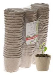 Doniczki torfowe do rozsad fi:6cm 60 sztuk