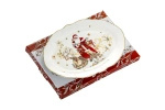 Półmisek ceramiczny Mikołaj z Renifer 30,5x20cm