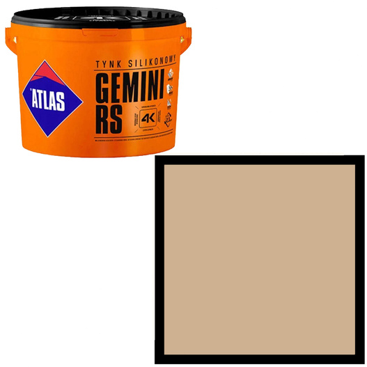 Tynk silikonowy Gemini RS 25kg Atlas SAH 0054