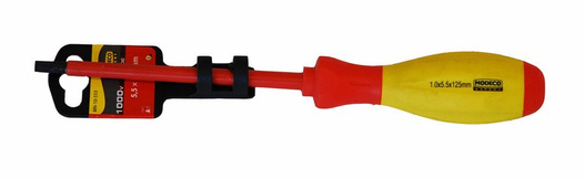 Wkrętak elektrotechniczny płaski 125mm MODECO
