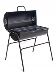 Grill ze stali węglowej RANCHER zamykany 2 ruszty 82x72x90cm