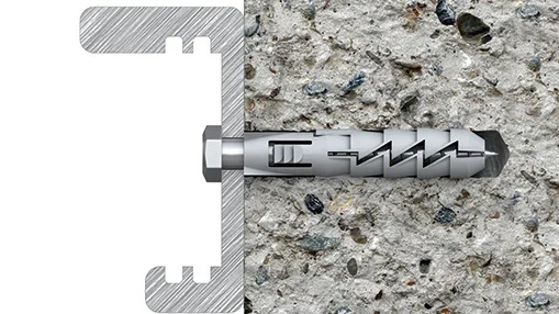 FIX Kołek rozporowy 10x50mm z wkrętem z łbem sześciokątnym 6,0x80mm 4szt