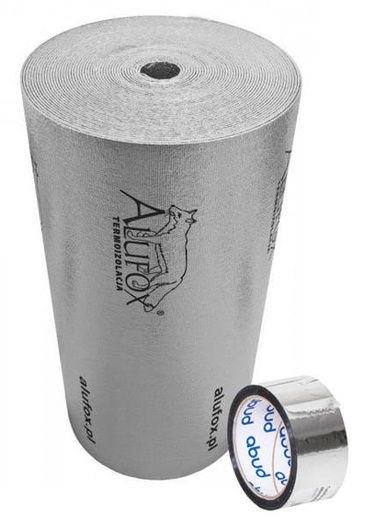Alufox  Folia termoizolacyjna 25mb 1x taśma gratis