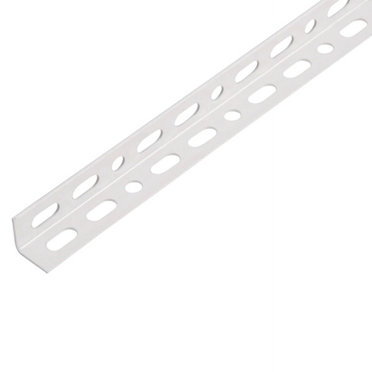 Kątownik perforowany Biały 1000x25x25x1,2mm