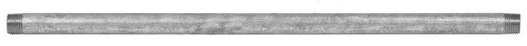 Rura dwustronnie gwintowana 1/2"x1500mm ocynk