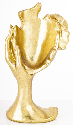 Figurka maska złota nie widzi 30,5x16cm