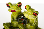 Figurka Żaby siedzące pokazujące serce 9x11cm