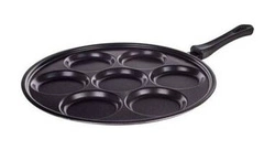 Patelnia na 7 racuchów, jajek, 29cm