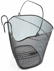 Kosz rowerowy przedni z uchw. metal
