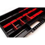 Organizer z rączka 21 przegród 35x195x290mm