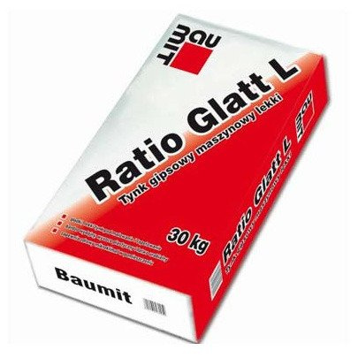 Tynk gipsowy maszynowy lekki Ratio Glatt L 30kg