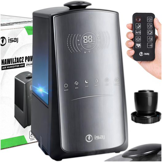 Nawilżacz powietrza ISAJ HA1 Oczyszcza Jonizuje Dyfuzor Aromaterapia