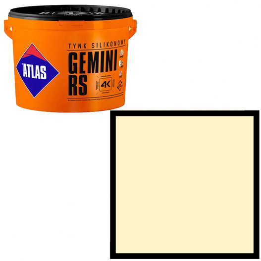 Tynk silikonowy Gemini RS 25kg Atlas SAH 0016