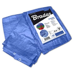 Plandeka  2x4m niebieska Bradas