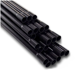 Rura kielichowana AKS ZIELONKA RLM 16 czarna 2m x25