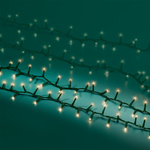 Lampki 1500LED 34m ciepły biały Flesz 8funkcji na choinkę 3-4,5m zewnętrzne/wewnętrzne