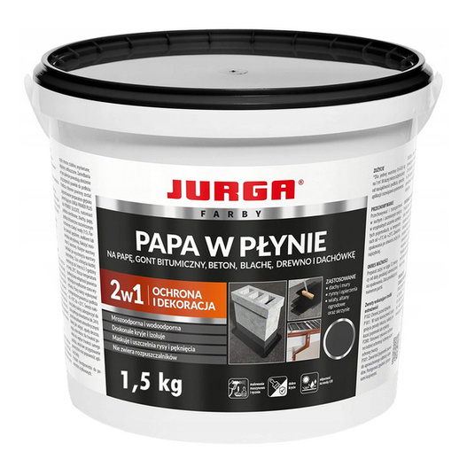 Papa w płynie Antracyt 1,5kg Jurga