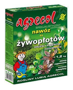 Nawóz do żywopłotów, drzew i krzewów 1,2kg Agrecol