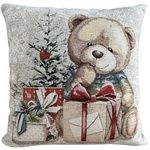 Poszewka 40x40cm Chenille MISIU PREZENT