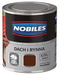 Farba Nobiles Dach i Rynna 0,75L Brąz czekoladowy