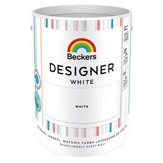 Farba lateksowa Beckers Designer White 5L