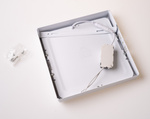Kwadratowy plafon LED  natynkowy 18W 3000K
