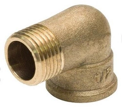 Kolano wew-zew 1/2'' mosiądz Tycner