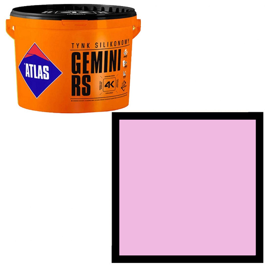 Tynk silikonowy Gemini RS 25kg Atlas SAH 0119