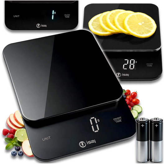 Waga kuchenna elektroniczna ISAJ WI1 Precyzyjna z wyświetlaczem do 10kg