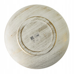 Podtalerz z pleksy biały falowany przycierany złotem 29cm 