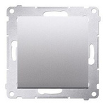 Łącznik jednobiegunowy srebrny matowy Simon54