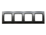 Ramka czterokrotna antracyt SIMON 54