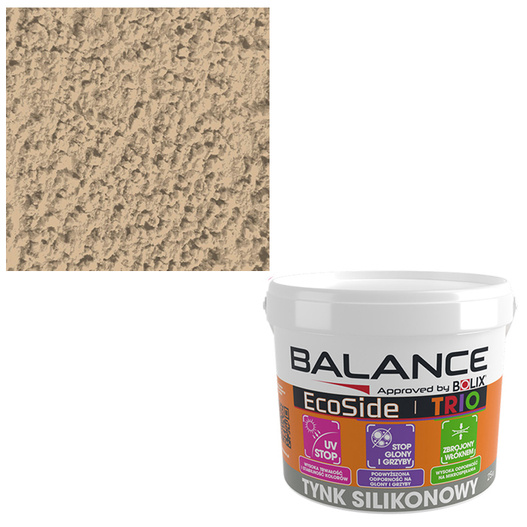 Tynk silikonowy BALANCE EcoSide baranek 1,5mm 25kg HK2