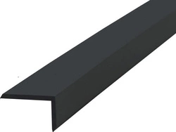 Listwa zakończeniowa ogrodowa PVC 35x33x2200 mm Ral 7021 Szary ciemny 