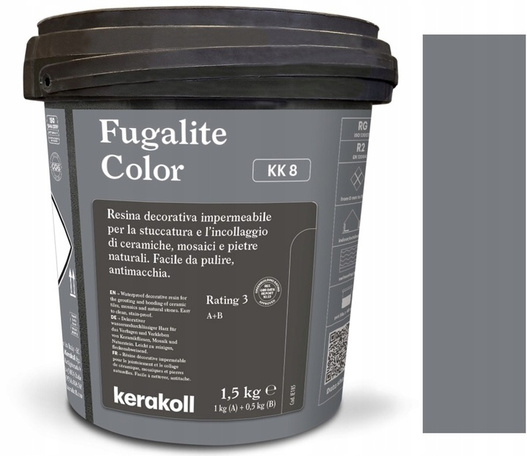Fuga epoksydowa Fugalite Color epox Kerakoll KK8 Stalowy 1,5kg