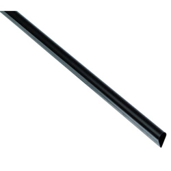Profil zaciskowy, PVC Czarny 2000x15x0,9mm