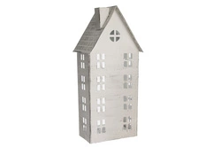 Domek metal biały 3-piętra 32x12cm