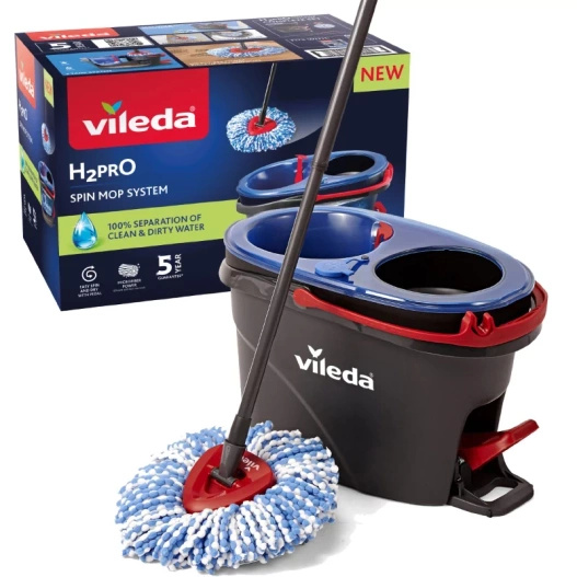 Mop obrotowy H2prO z wiadrem Vileda
