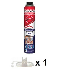 POLYNOR PRO 750 ml piana do ociepleń PUR izolacje