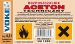 Rozpuszczalnik ACETON 5l VOKE