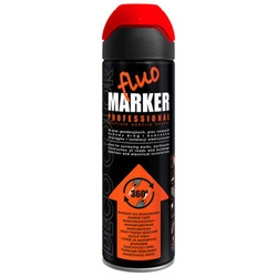 Lakier w sprayu Fluo Marker Czerwony 500ml