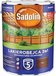 Dekoracyjno-ochronna lakierobejca 3w1 5l Tek