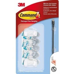 Klipsy do wiesz.lampek/ozdób 4szt Command