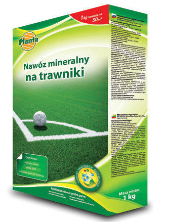 Nawóz mineralny na trawniki 1kg Planta