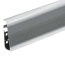 Listwa przypodłogowa Hi-Line PVC Mat Aluminium szczotkowane 75mm 2,5m