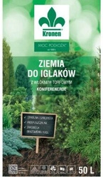 Ziemia do iglaków z włóknem torfowym 50L Kronen