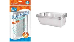 Aluminiowe foremki 500ml RAVI - 5 szt.