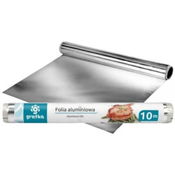 Folia aluminiowa 10 m x 28cm Gratka